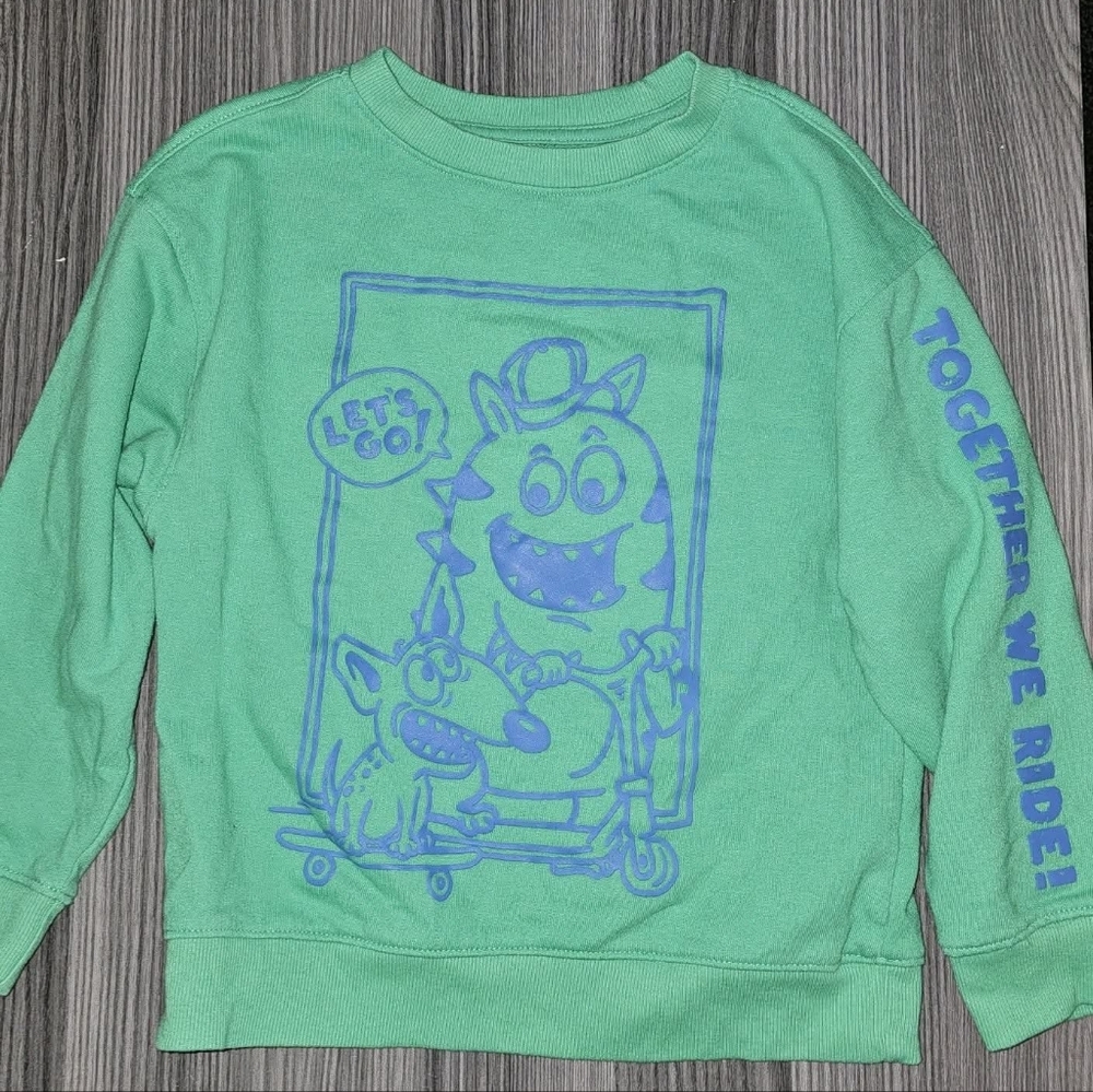 Cat & Jack Sweatshirt size 4/5 Top Boys Kids Shirt 4-5